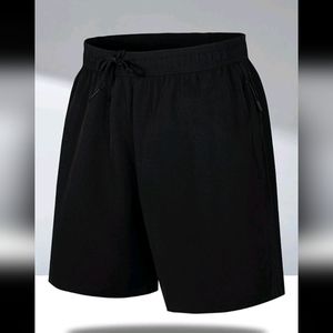 NWT Men Drawstring Waist Zip Pocket Shorts XXL